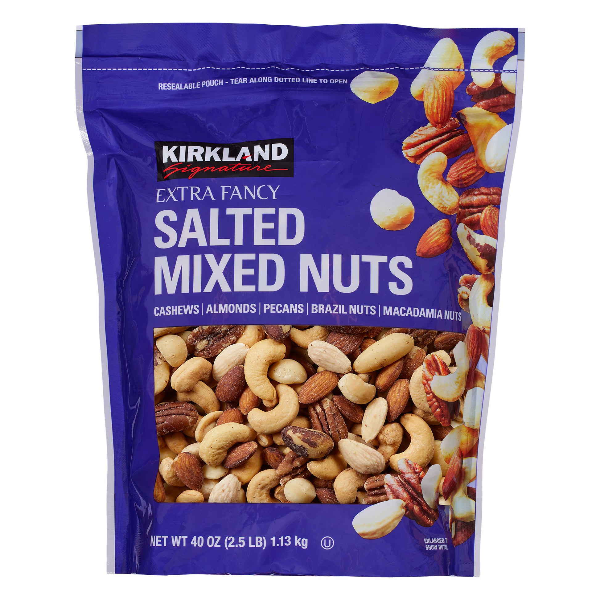 KIRKLAND SIGNATUR FANCY MIXED NUTS 40 OZ