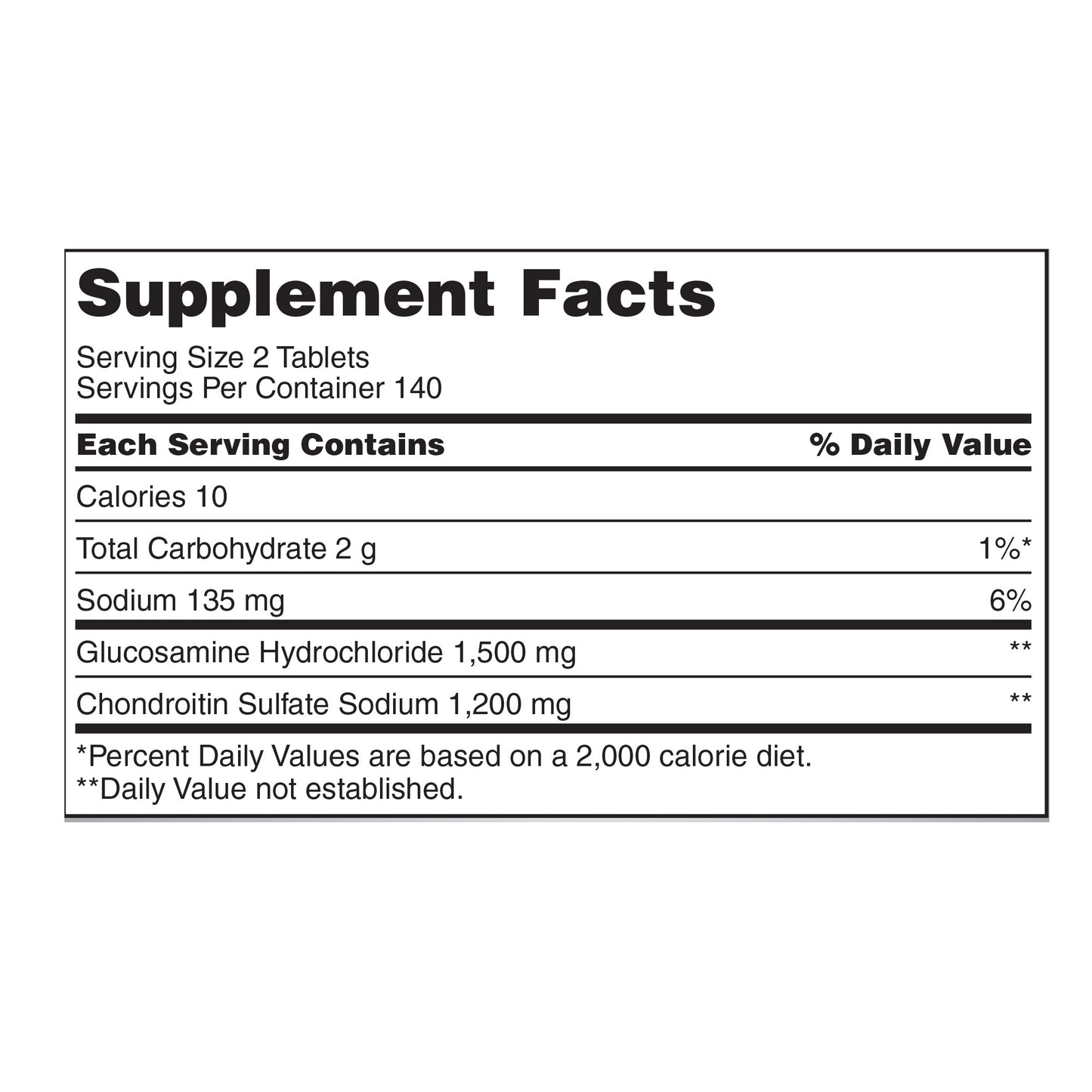 KIRKLAND SIGNATURE GLUCOSAMINE 1500 CHONDROITIN 1200 280CT