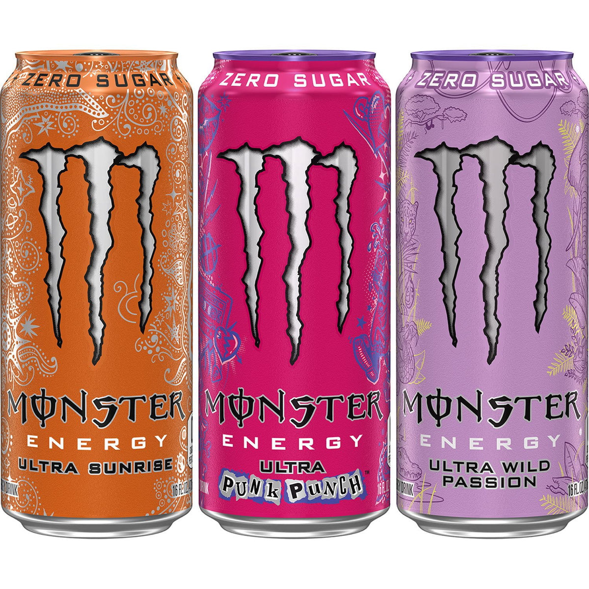 Monster Energy Sugar Free Ultra Variety Pack, 16 fl. oz., 24 pk.