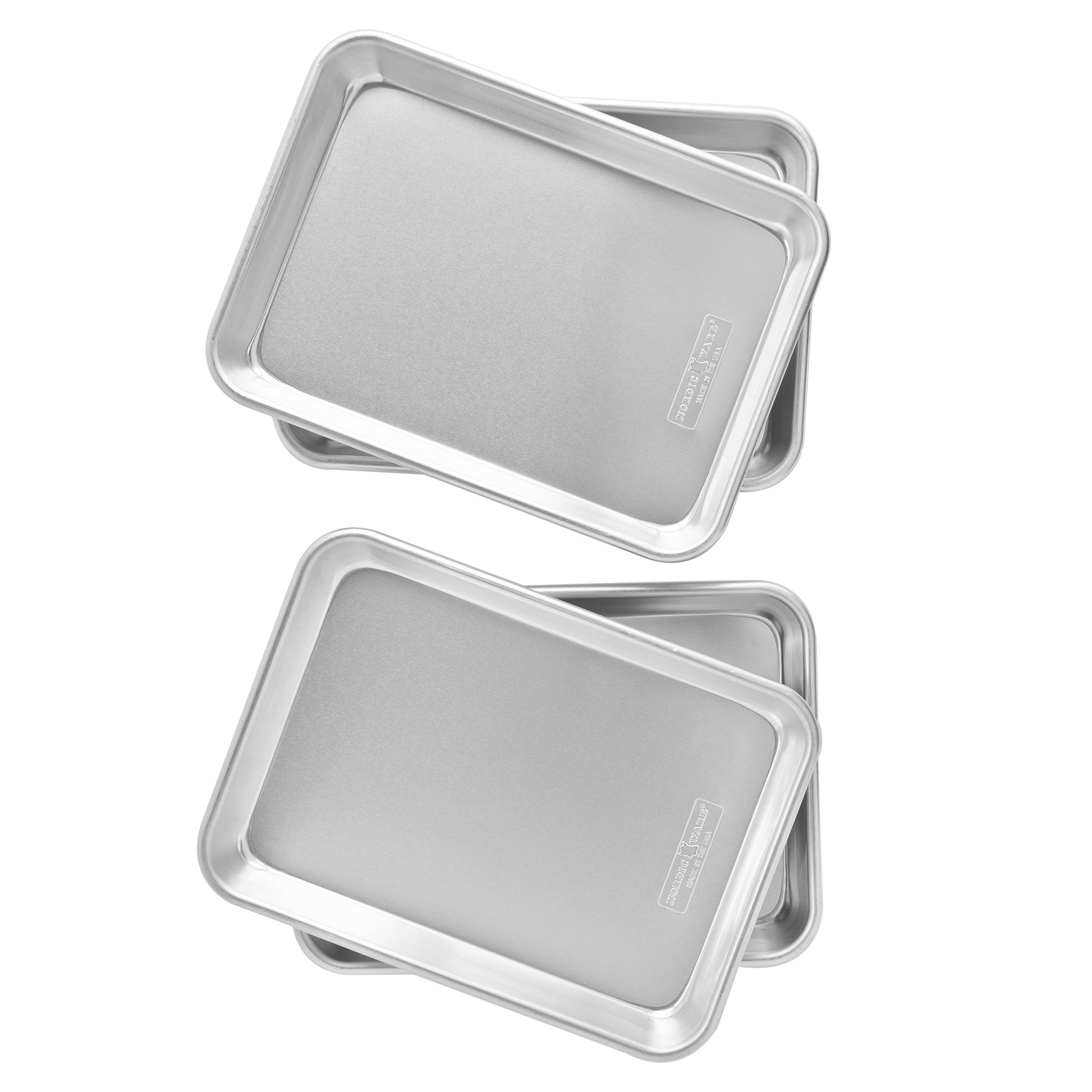 NORDIC WARE DIREC SUAY ALUMINUM NATURALS 1/6TH SHEET 4-PACK PEAX