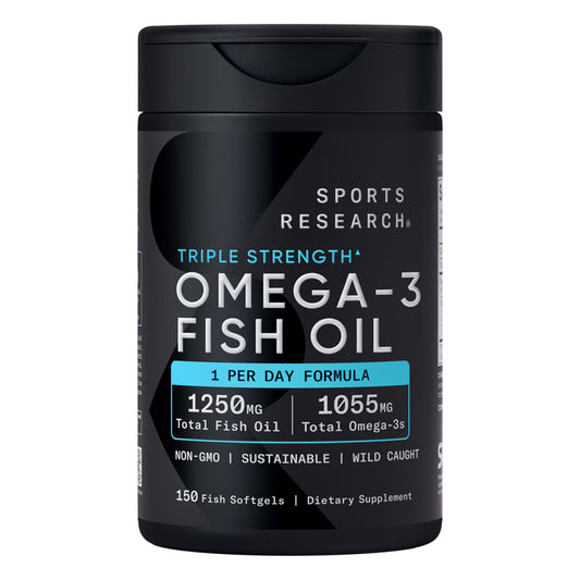 Sports Research Omega-3 Fish Oil 150 ct