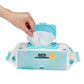 RICO NO FRAGRANCE ADDED BABY WIPES - 720CT • 9 FLIPTOP PKS: 80 WIPES • LARGE WIPES • NO FRAGRANCE ADDED • GENTLE FORMULA • ULTRAMOISTURIZING • NO PARABENS