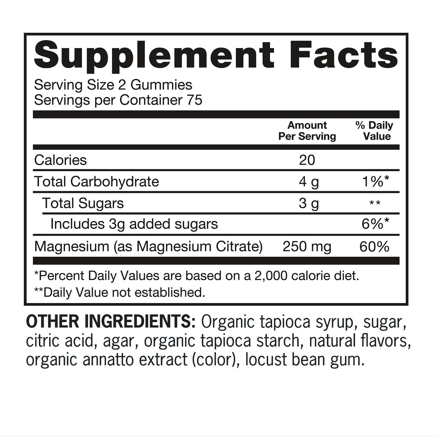 QUNOL MAGNESIUM 150CT CITRATE 250MG GUMMY