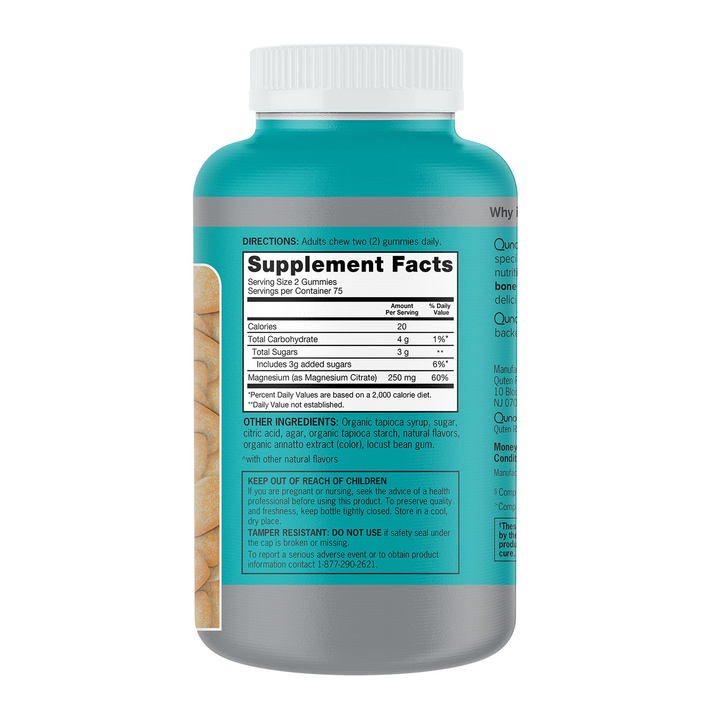QUNOL MAGNESIUM 150CT CITRATE 250MG GUMMY