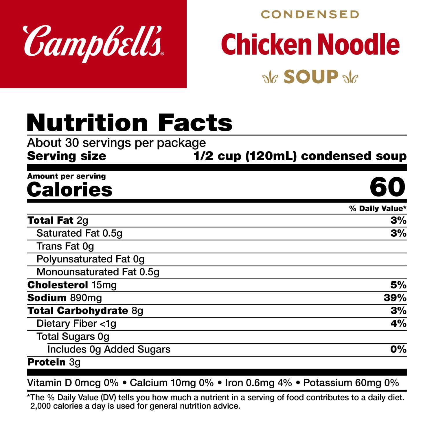 Campbell's Condensed Chicken Noodle Soup 10.75 oz., 12 ct.