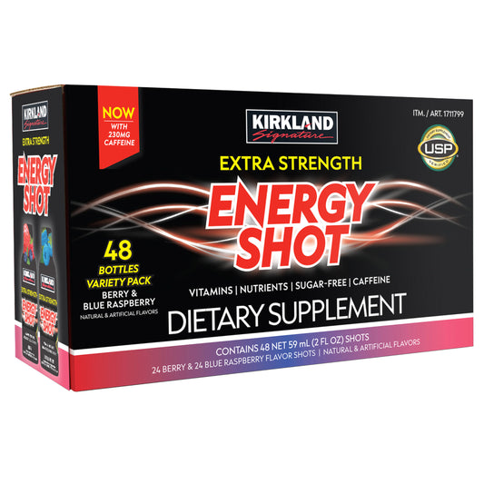 Kirkland Signature Extra Strength Energy Shot 48 ct