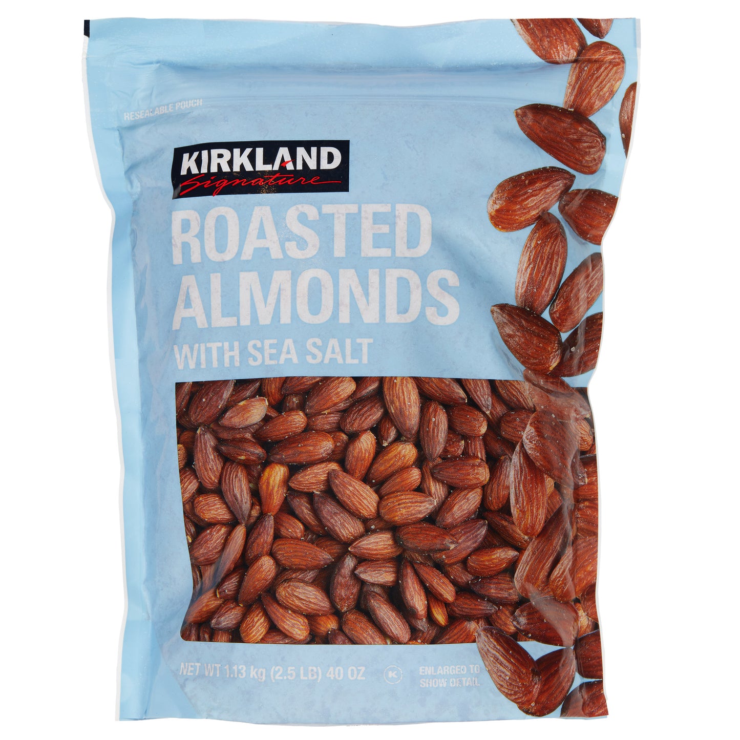 KIRKLAND SIGNATURE OIL ROASTED ALMONDS 40 OZ