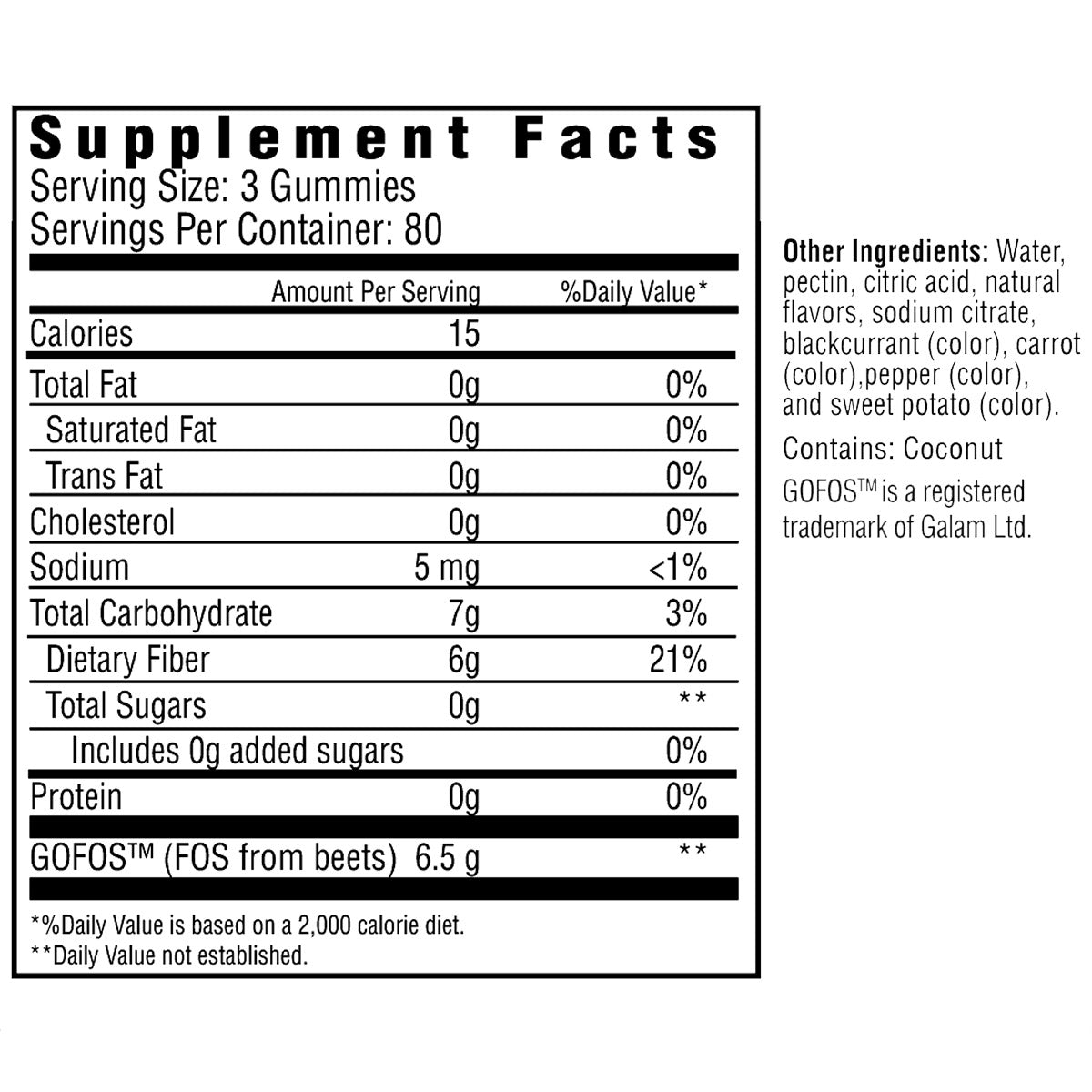 COUNTRY FARMS FIBER CARE GUMMIES 6G SUGAR FREE 240CT