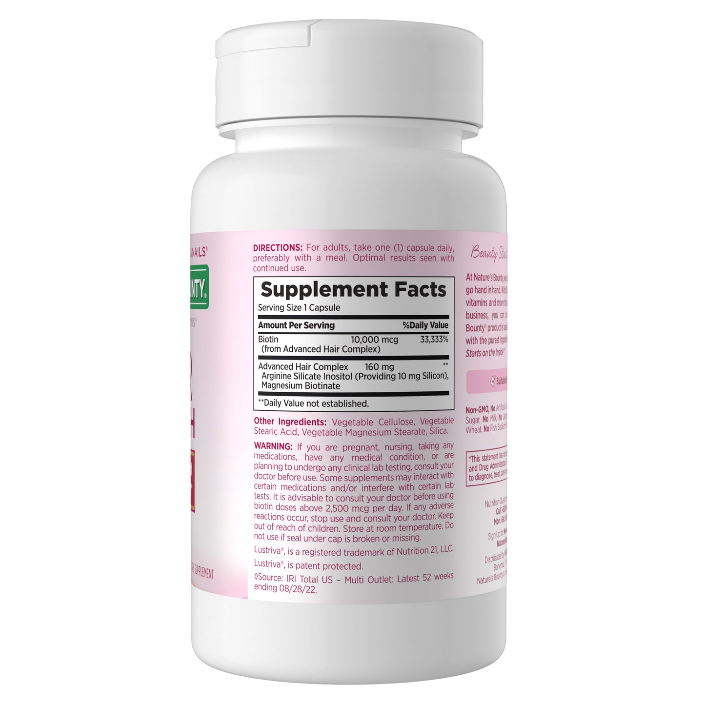 NATURE'S BOUNTY OPTIMAL SOLUTIONS HAIR GROWTH 90CT
