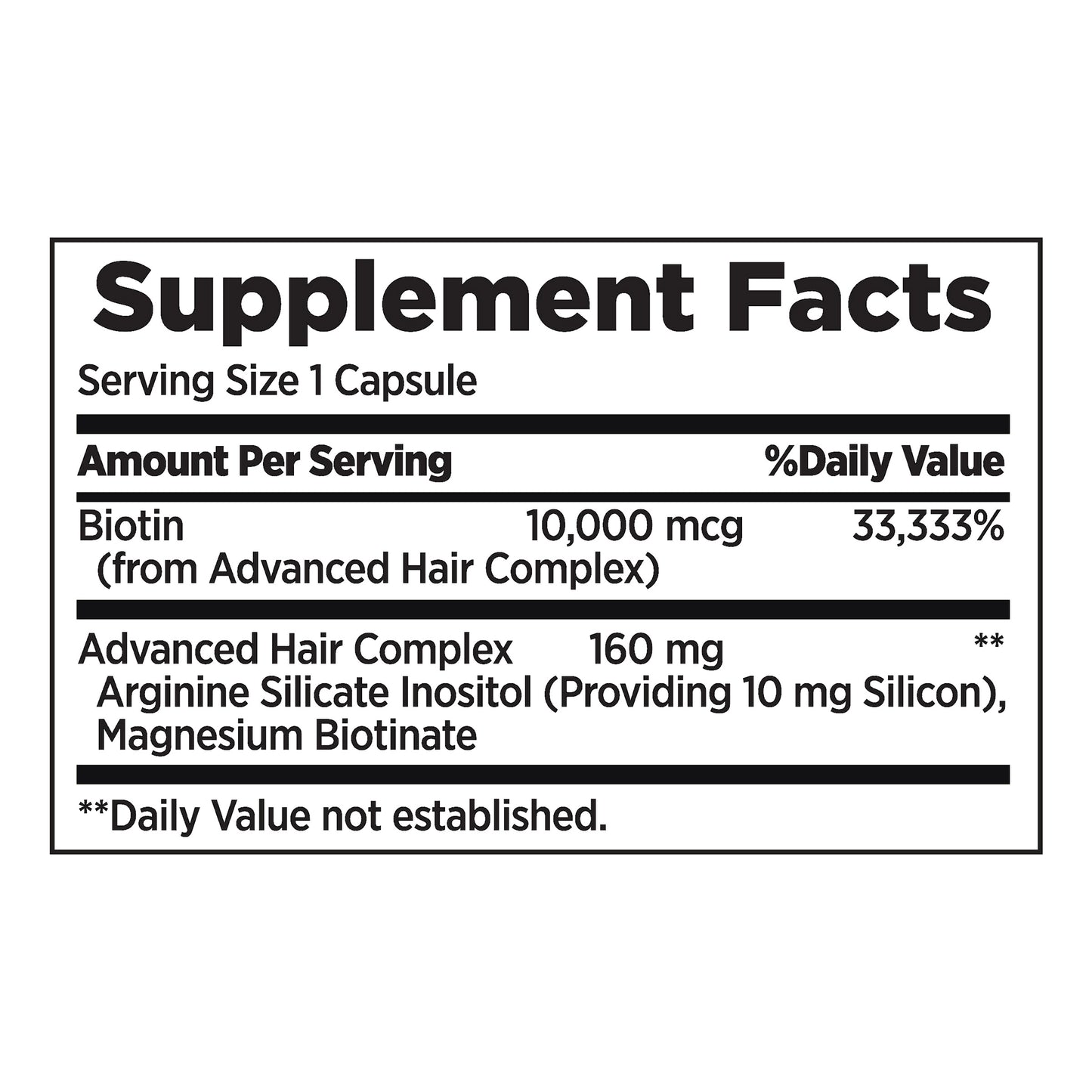 NATURE'S BOUNTY OPTIMAL SOLUTIONS HAIR GROWTH 90CT