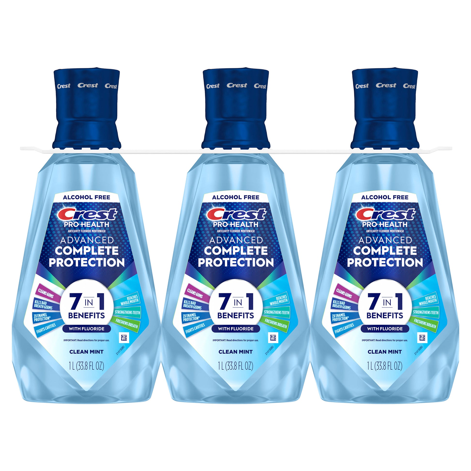 CREST PRO-HEALTH ADVANCED MOUTHWASH 3 PK /1 LITER EA