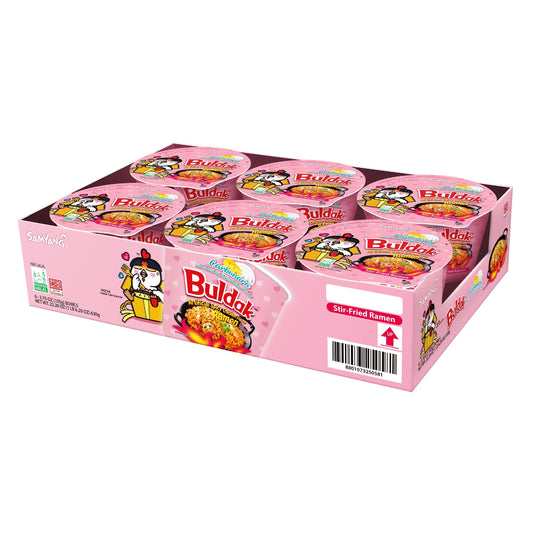 SAMYANG BULDAK HOT CHICKEN CARBONARA RAMEN 6/3.7 OZ