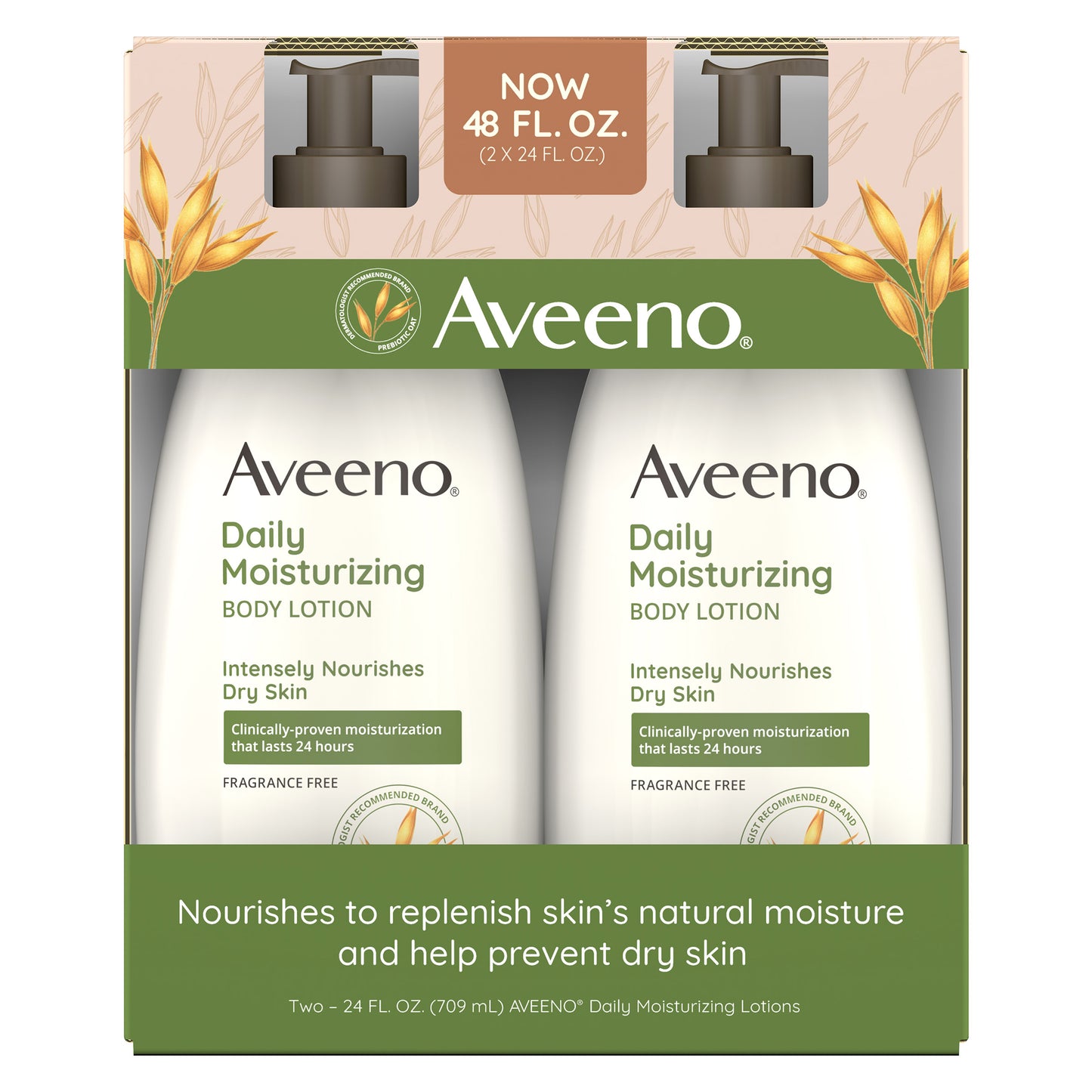 AVEENO MOISTURIZING LOTION BODY LOTION 2-PACK