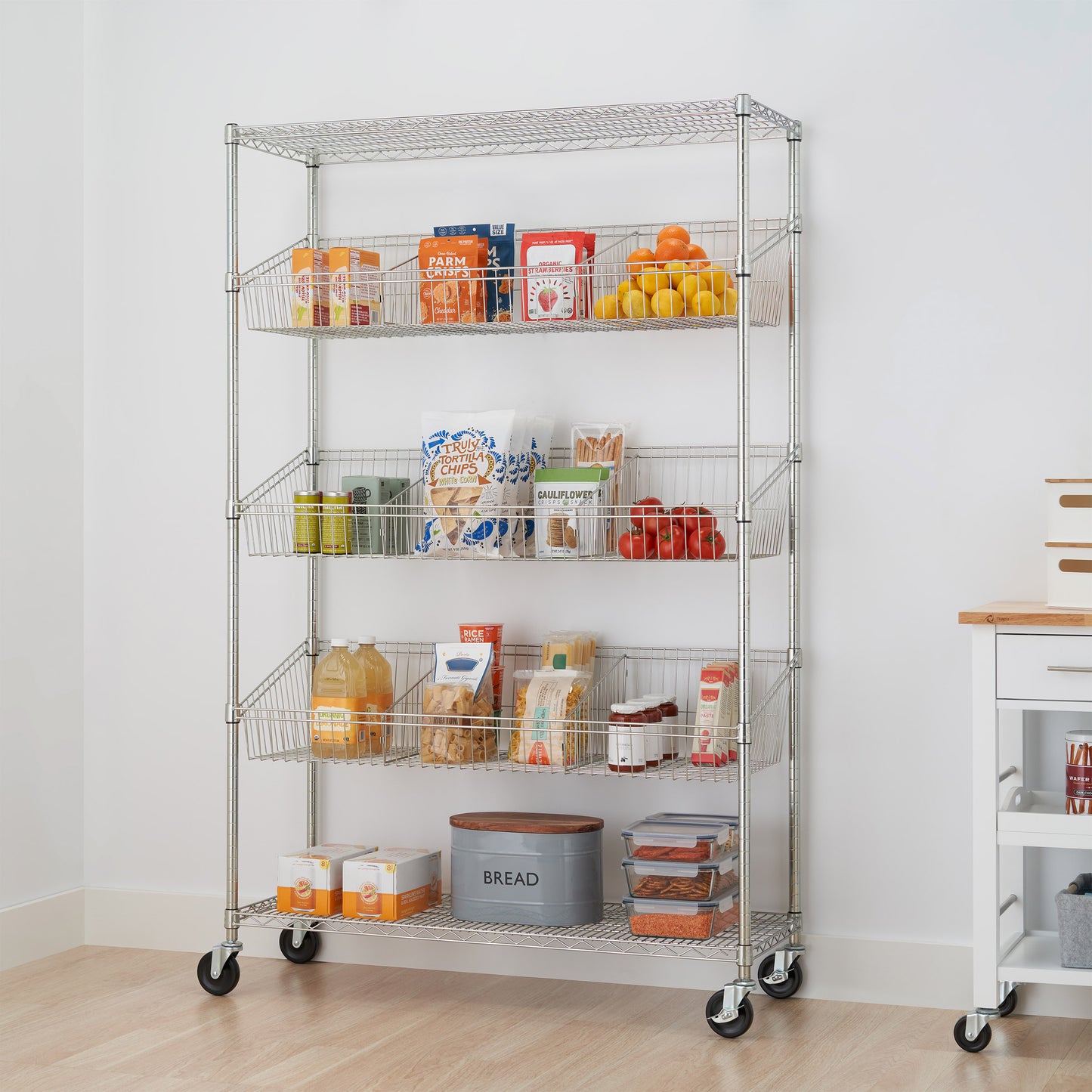 TRINITY NSF 6-TIER SHELF 48"W X 18"D X 72"H