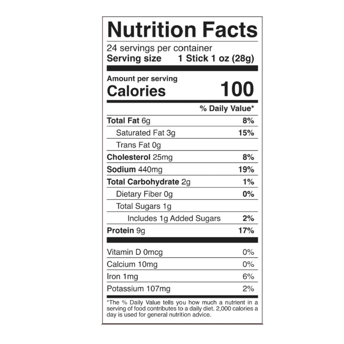 RIGHTEOUS FELON O.G. HICKORY BEEF STICKS 12/ 1 OZ