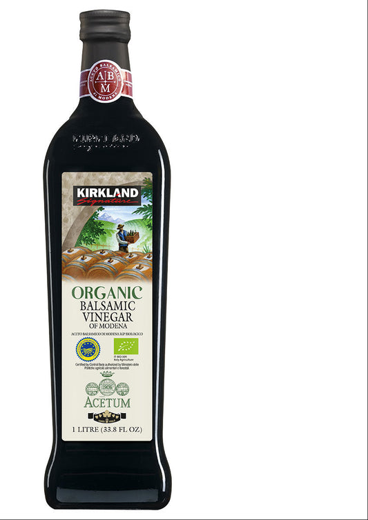 KIRKLAND SIGNATURE ORGANIC BALSAMIC VINEGAR 33.8 OZ