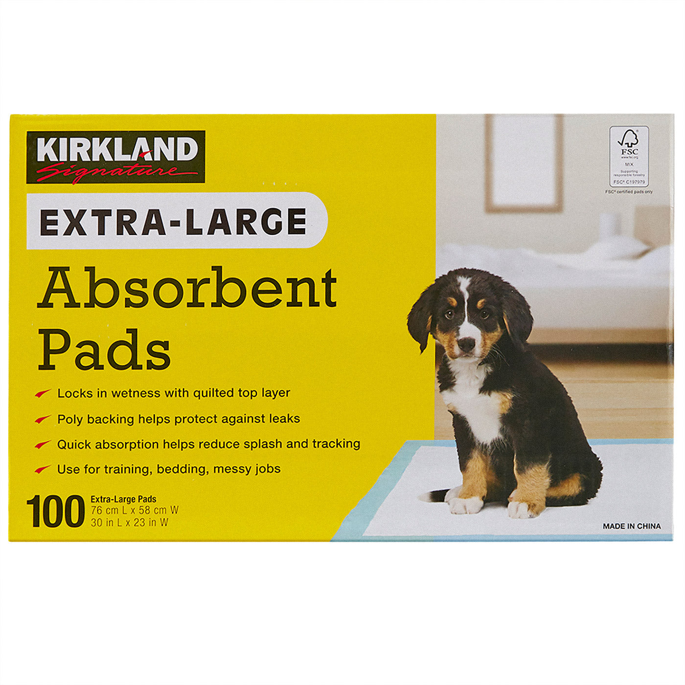 KIRKLAND SIGNATURE ABSORBENT PADS 100 23 "X 30" PADS