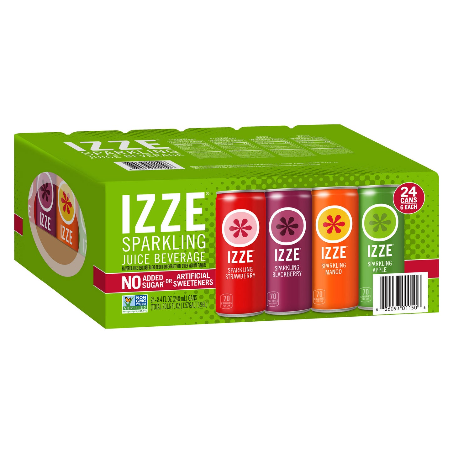 SAVE IZZE SPARKLING JUICE DRINK 24/8.4 OZ
