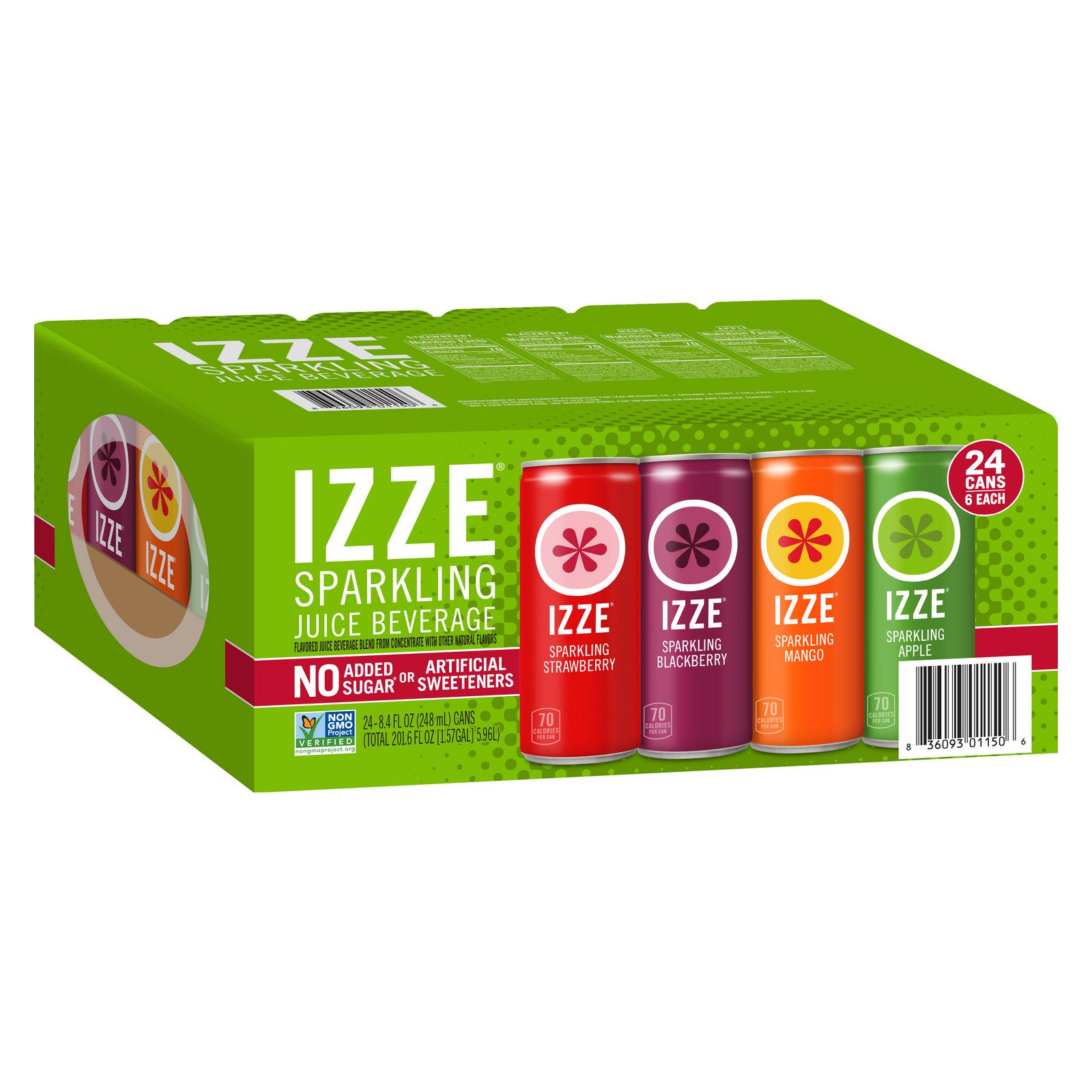 SAVE IZZE SPARKLING JUICE DRINK 24/8.4 OZ