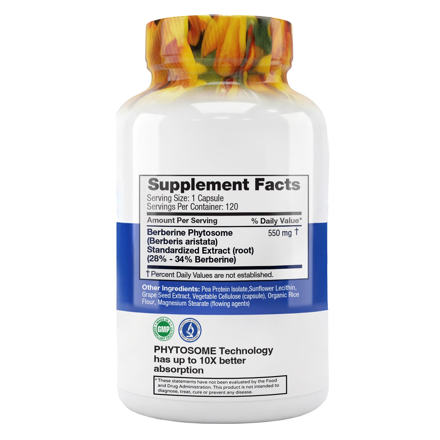FEELGOOD BERBERINE PHYTOSOME 120CT