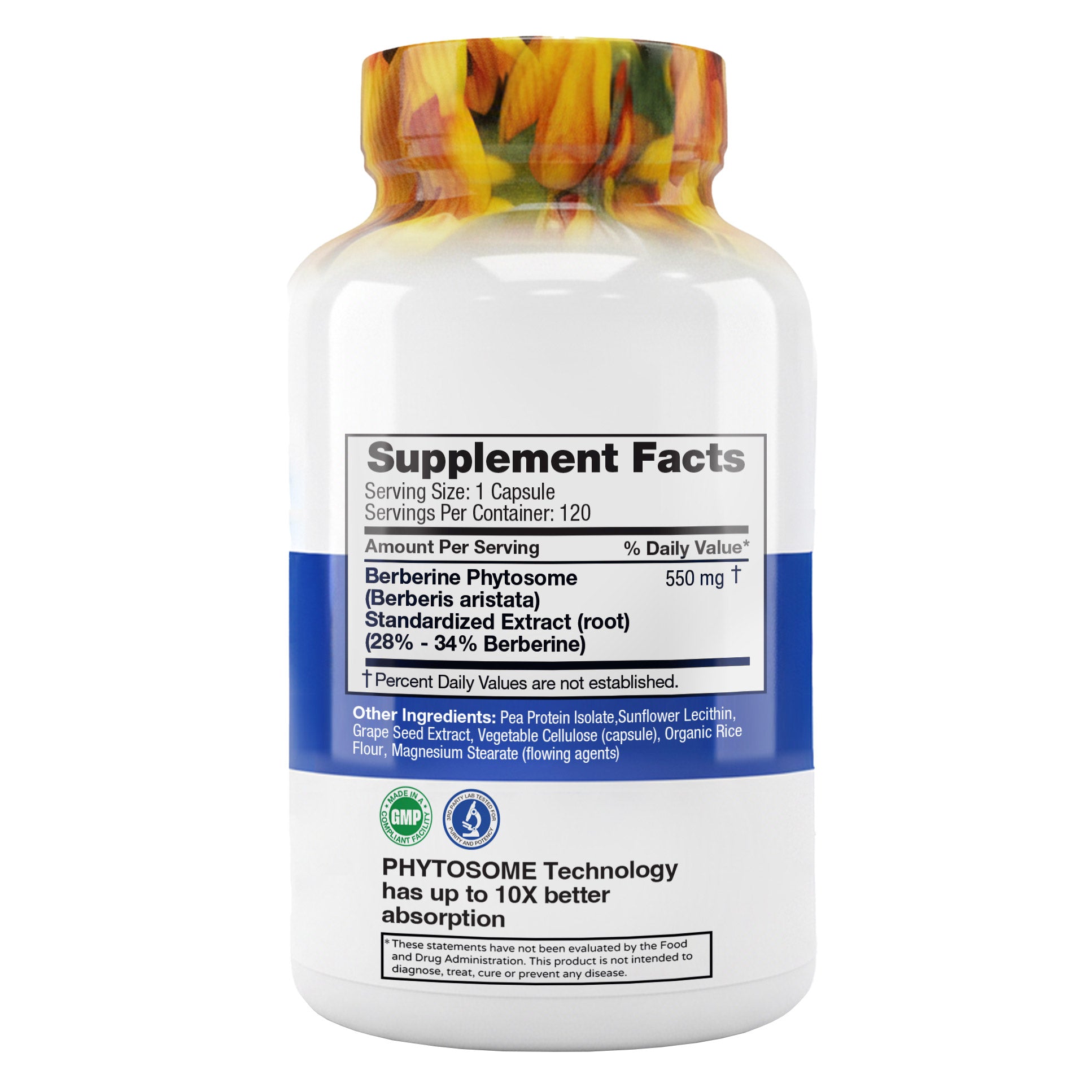 FEELGOOD BERBERINE PHYTOSOME 120CT