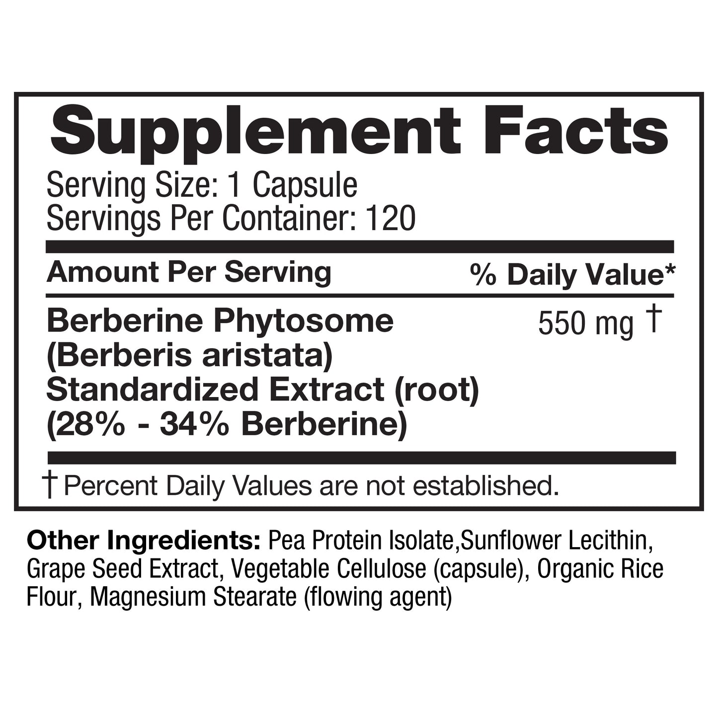 FEELGOOD BERBERINE PHYTOSOME 120CT