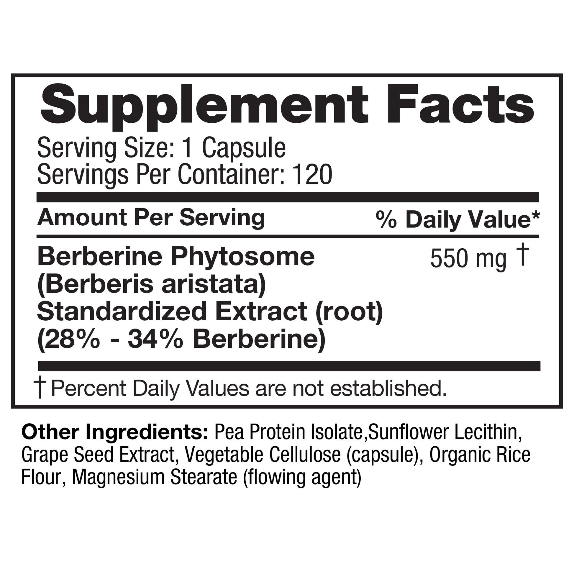 FEELGOOD BERBERINE PHYTOSOME 120CT