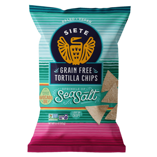 SIETE GRAIN FREE TORTILLA CHIPS 15 OZ