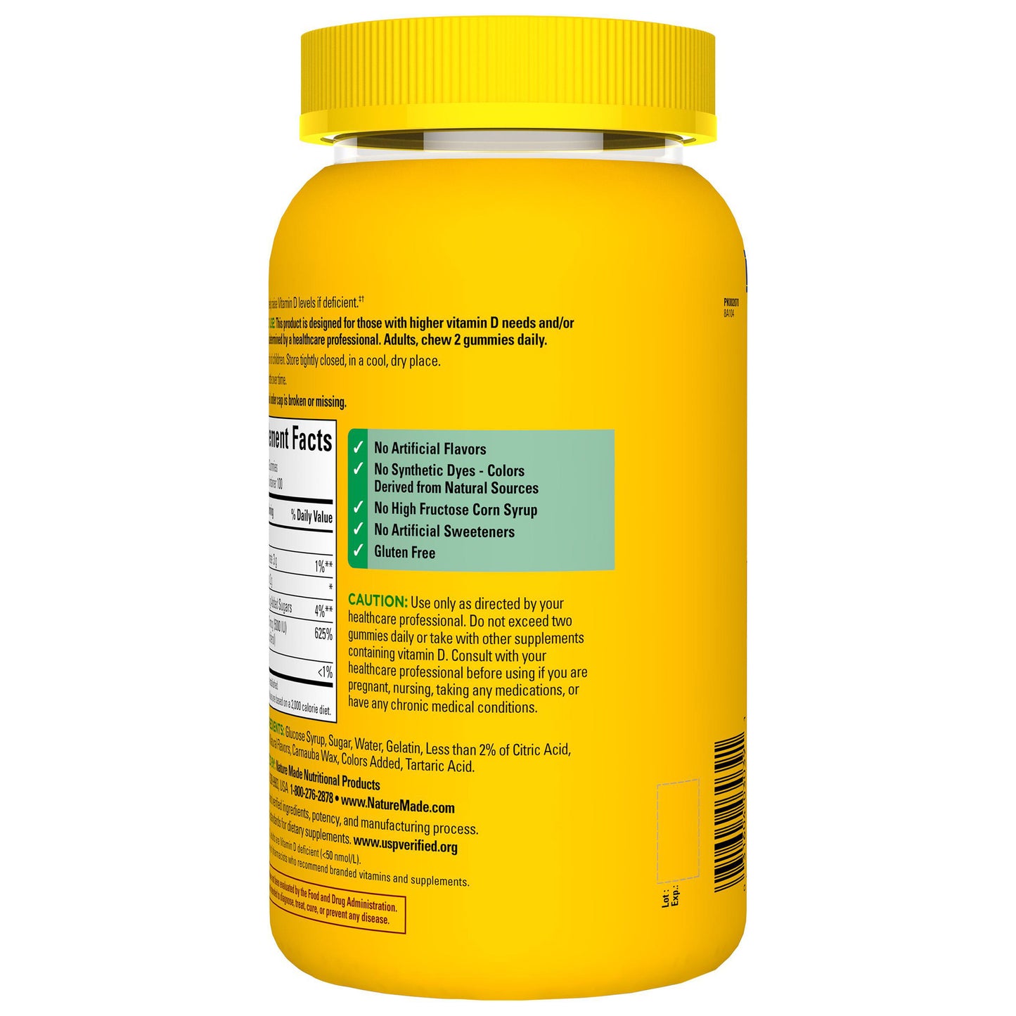 NATURE MADE VITAMIN D3 125 MCG GUMMIES 200CT