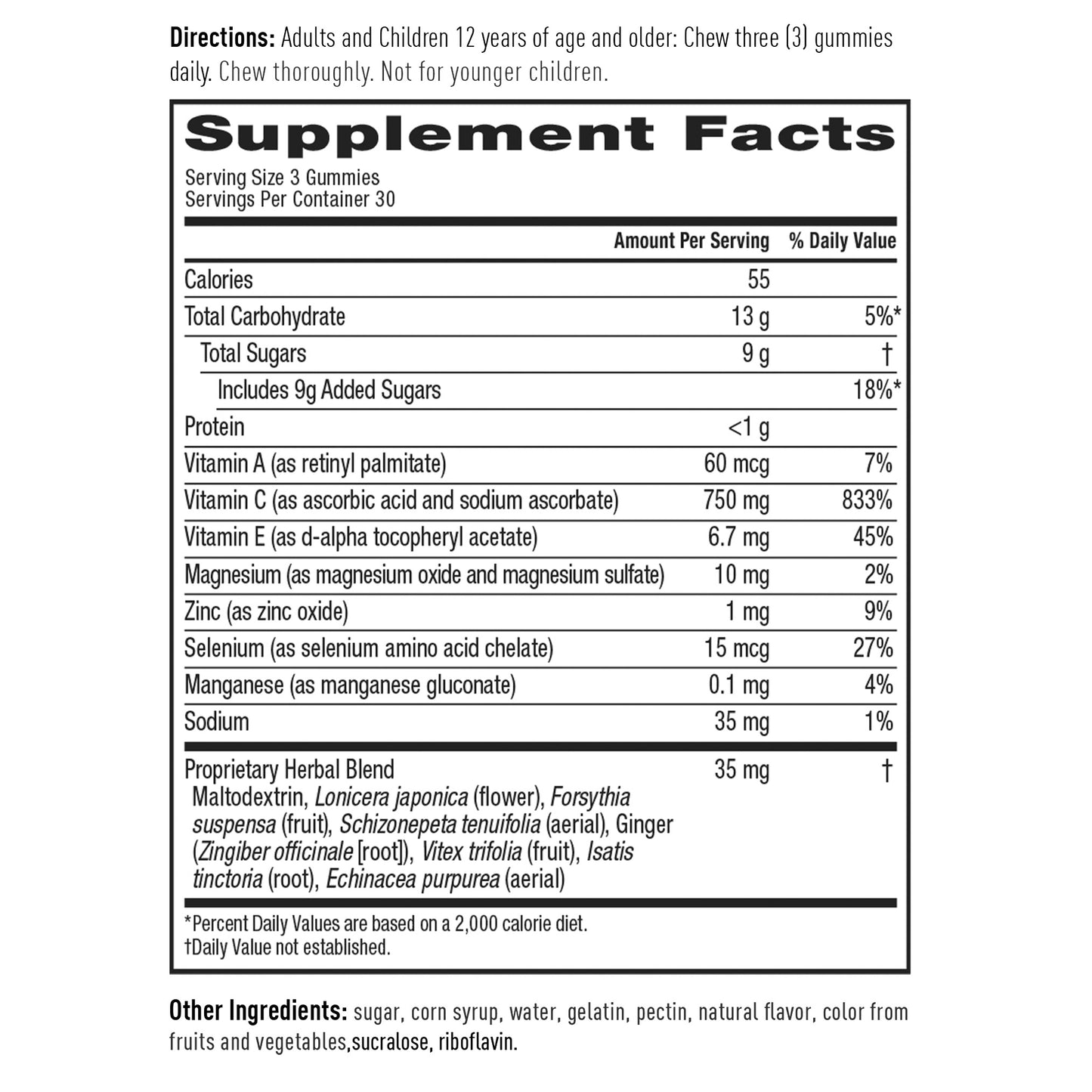 AIRBORNE IMMUNE SUPPORT 90 GUMMIES