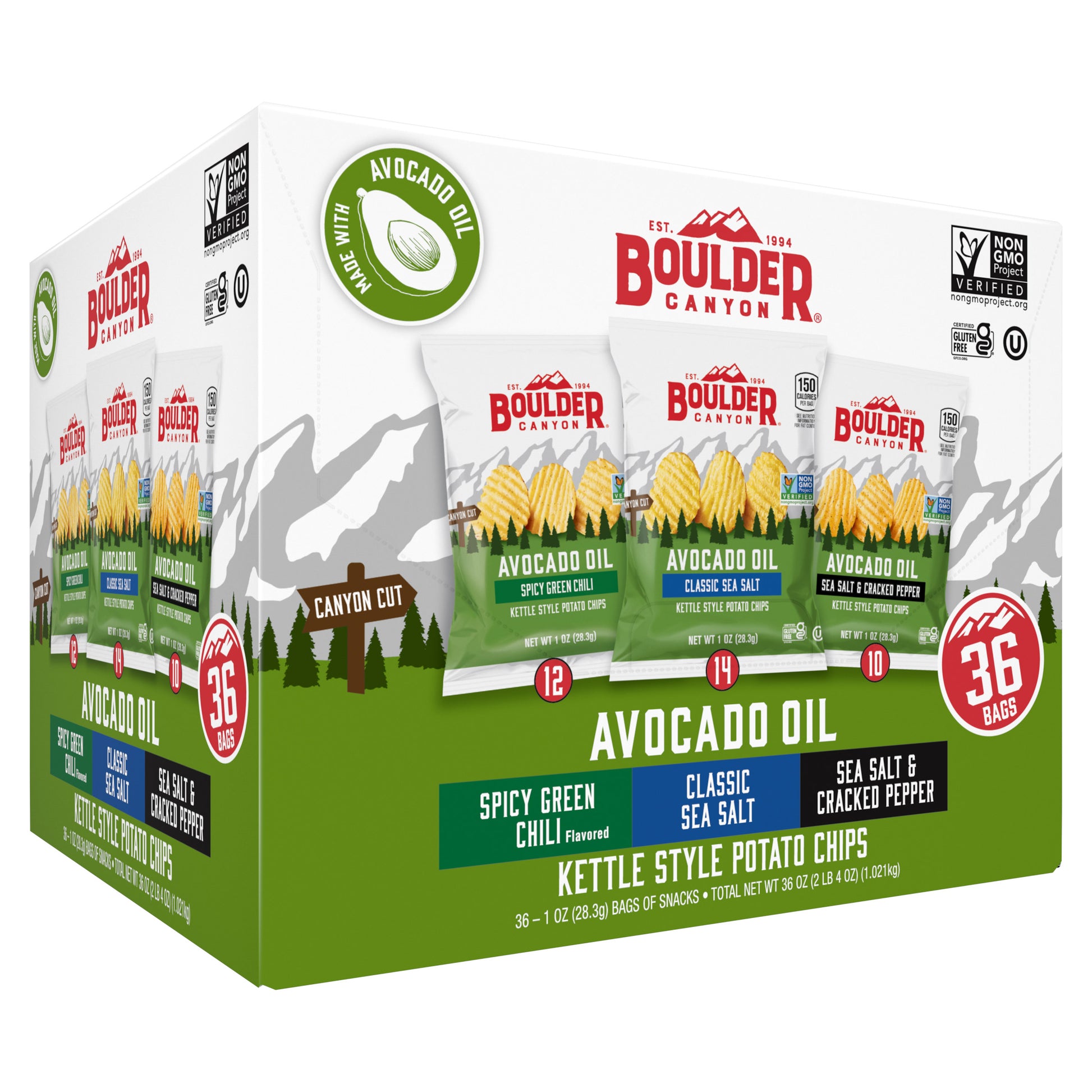 BOULDER CANYON GRILLO'S PICKLE CHIPS 22 OZ