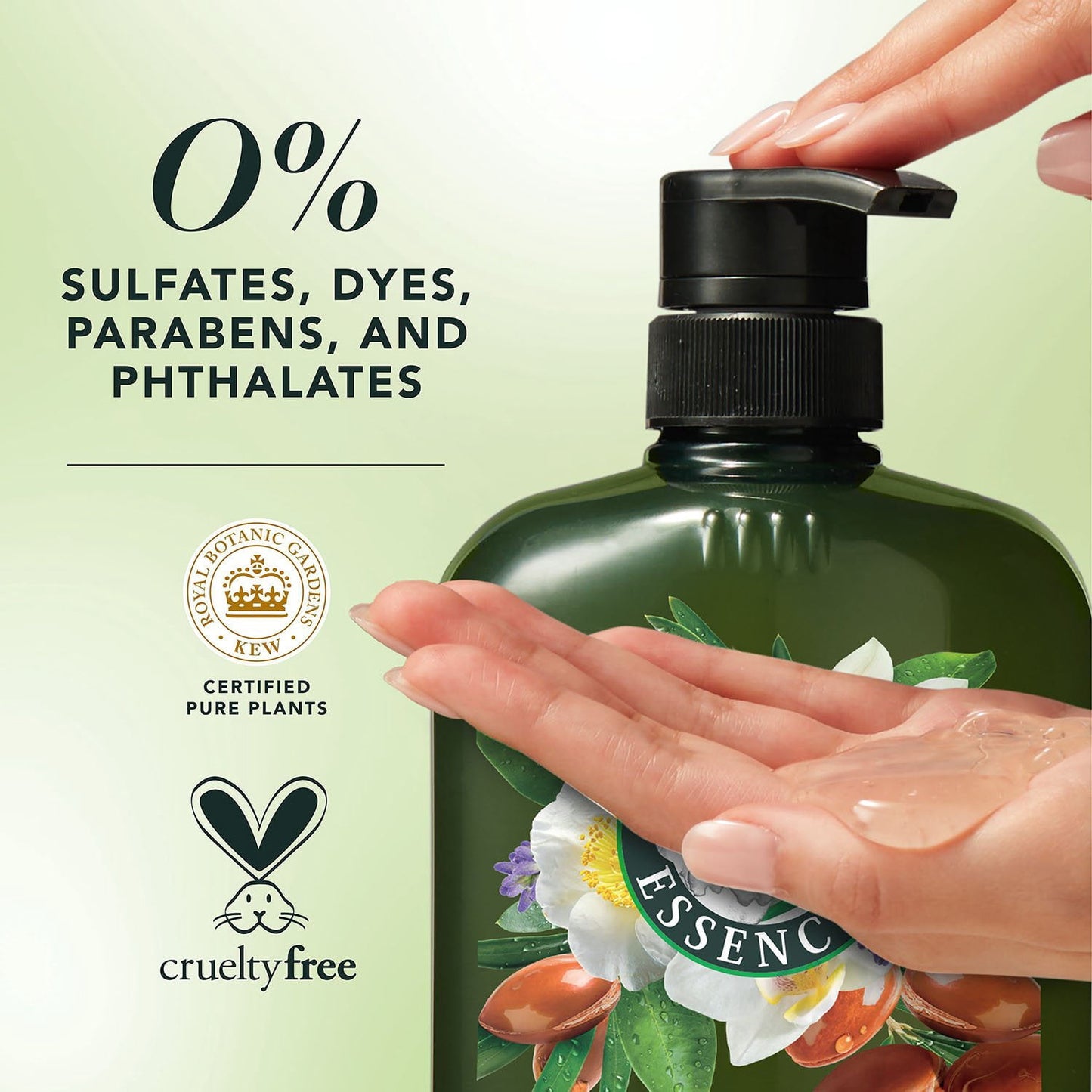 Herbal Essences Pure Plants Argan Oil & Green Tea Shampoo + Conditioner, 33.8 fl. Oz., 2 pk.