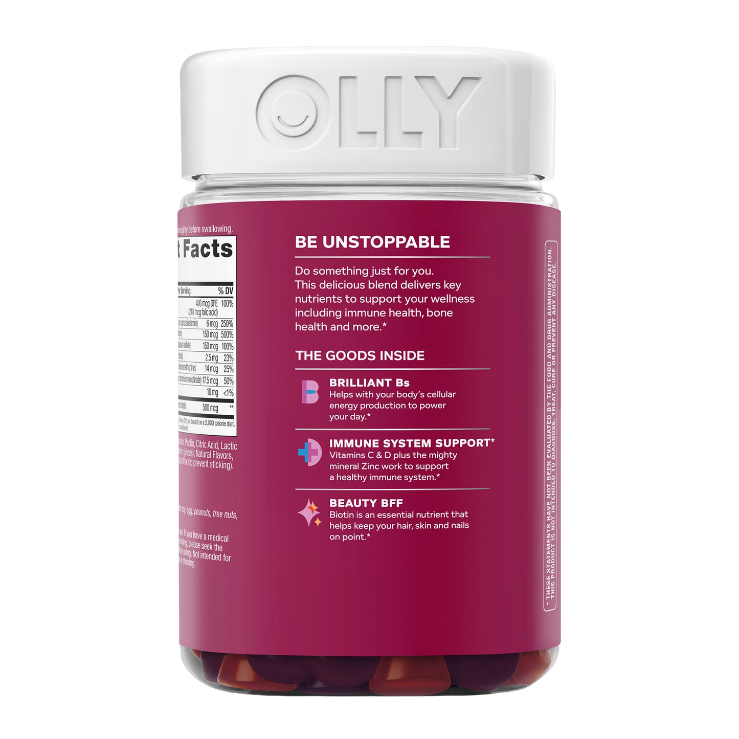 OLLY WOMEN'S MULTIVITAMIN GUMMIES 200 COUNT