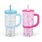 Ello Oasis 14oz Stainless Steel Kids Tumbler with Handle, 100% Leakproof, 2-Pack