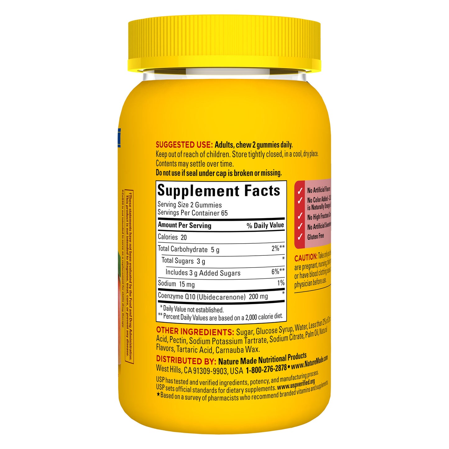 NATURE MADE COENZYME Q10 200MG GUMMY 130CT
