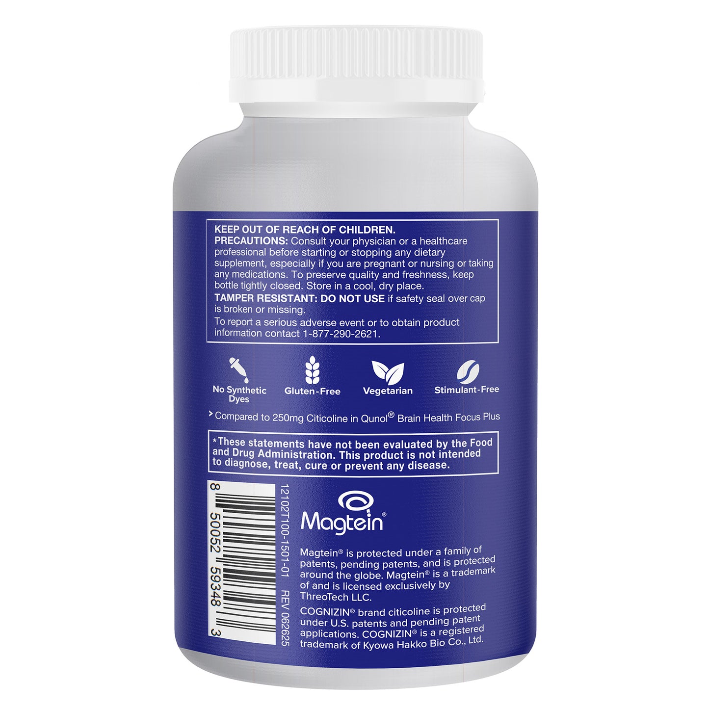 QUNOL BRAIN HEALTH MEMORY PLUS 100CT