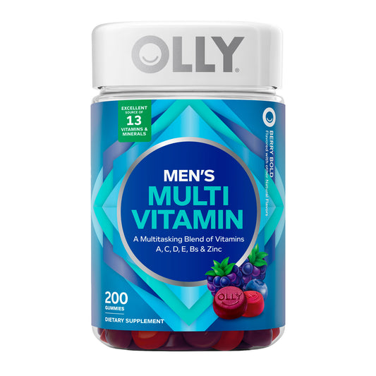 OLLY MEN'S MULTIVITAMIN GUMMIES 200 COUNT