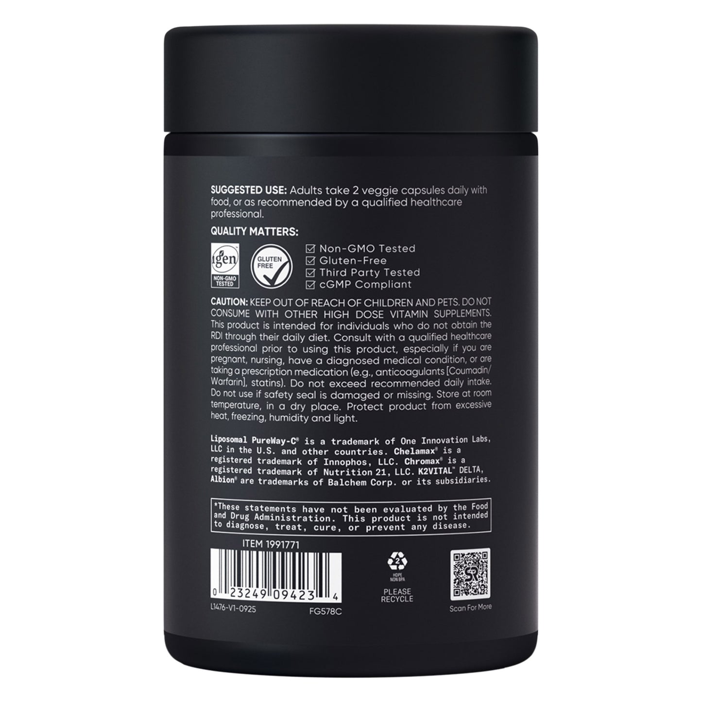 SPORTS RESEARCH MULTIVITAMIN 180 CAPSULES