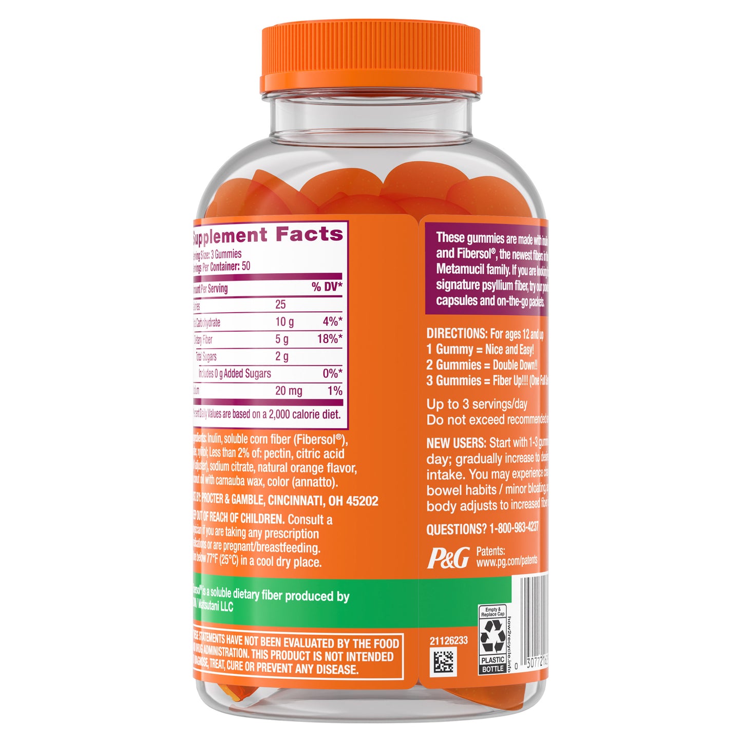 METAMUCIL FIBER GUMMY 150CT MPK18 T6H6