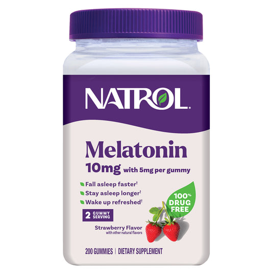 NATROL MELATONIN 10MG GUMMY 200CT