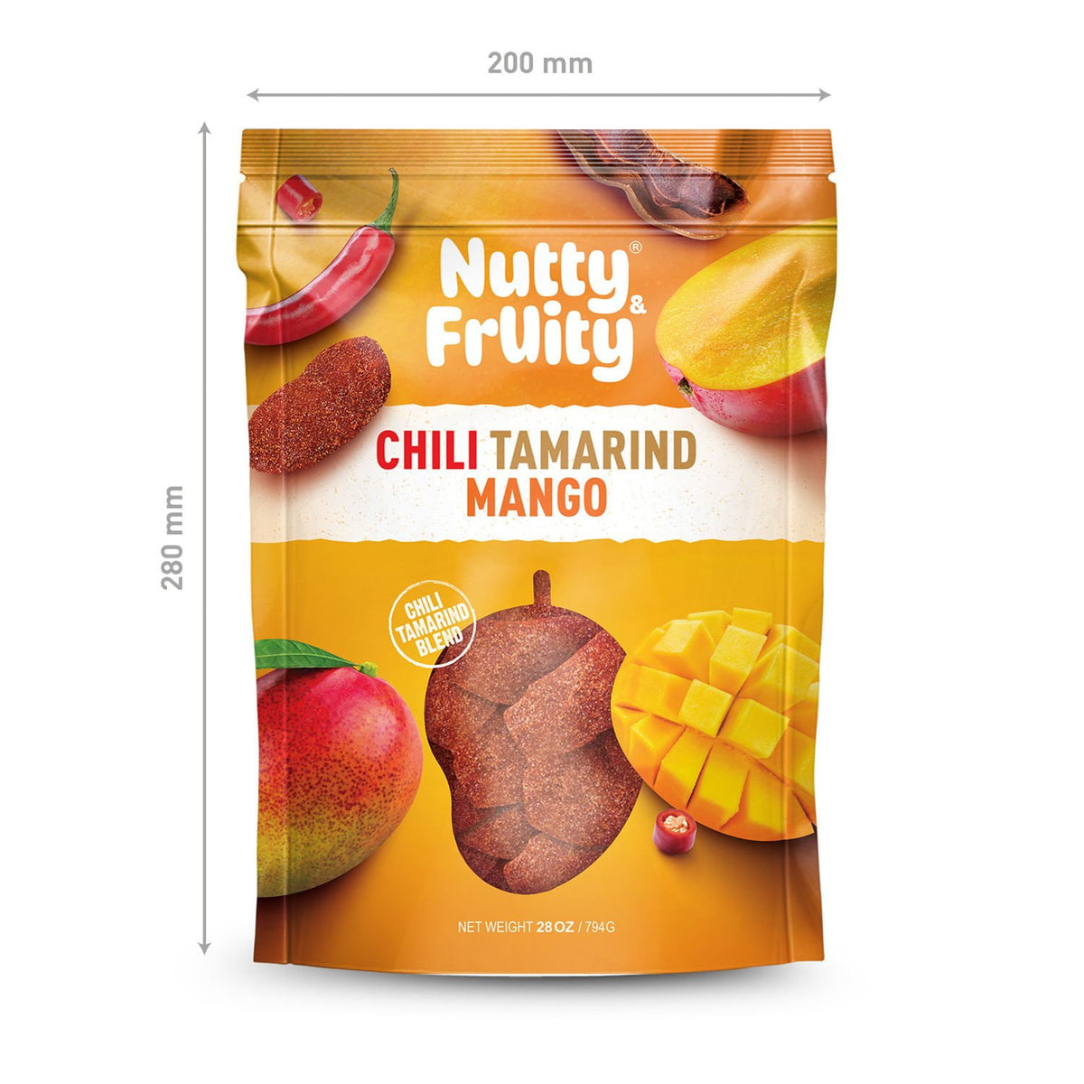 Nutty & Fruity Chili Tamarind Mango, 28 oz.