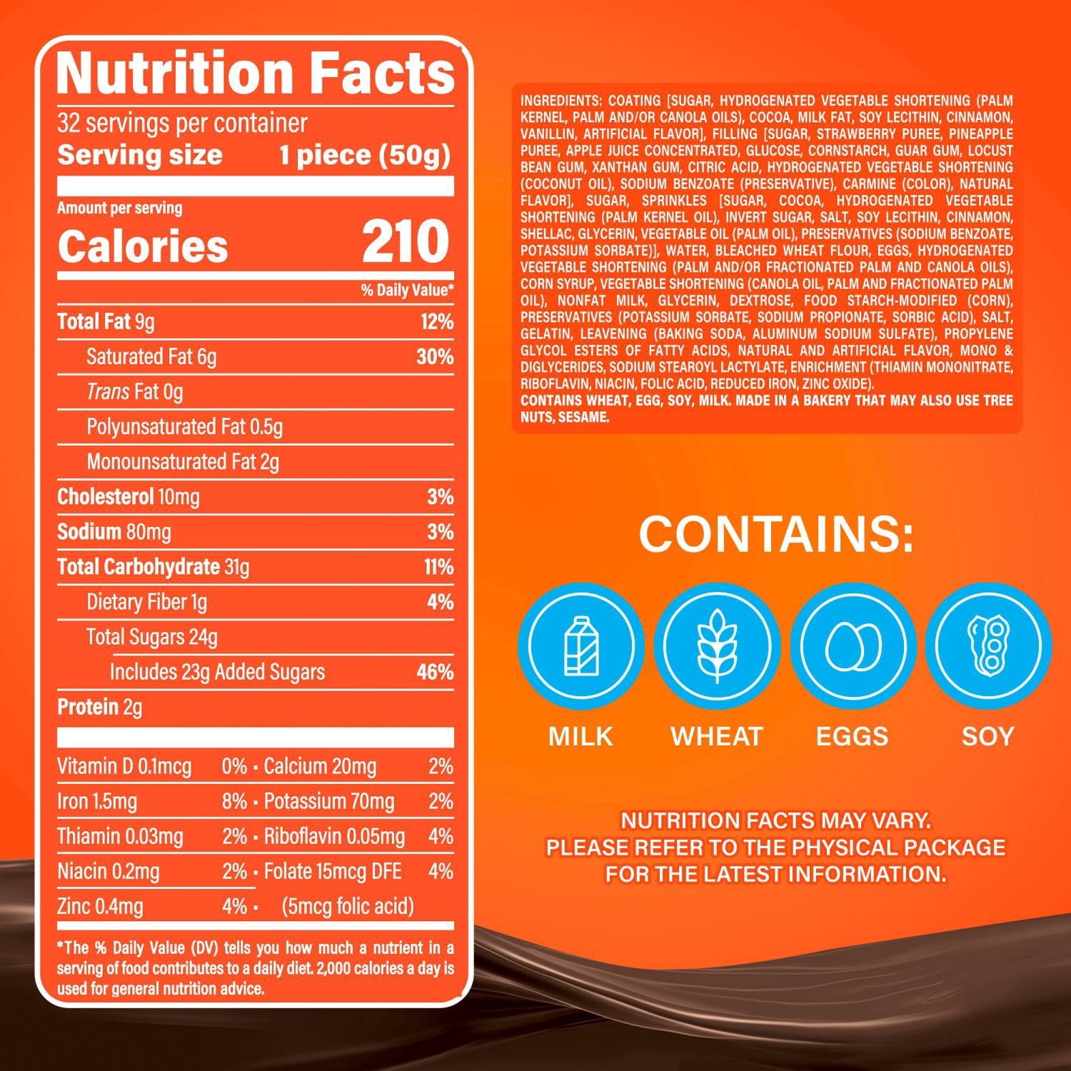 Marinela Gansito Snack Cakes, 1.76 oz., 32 pk.