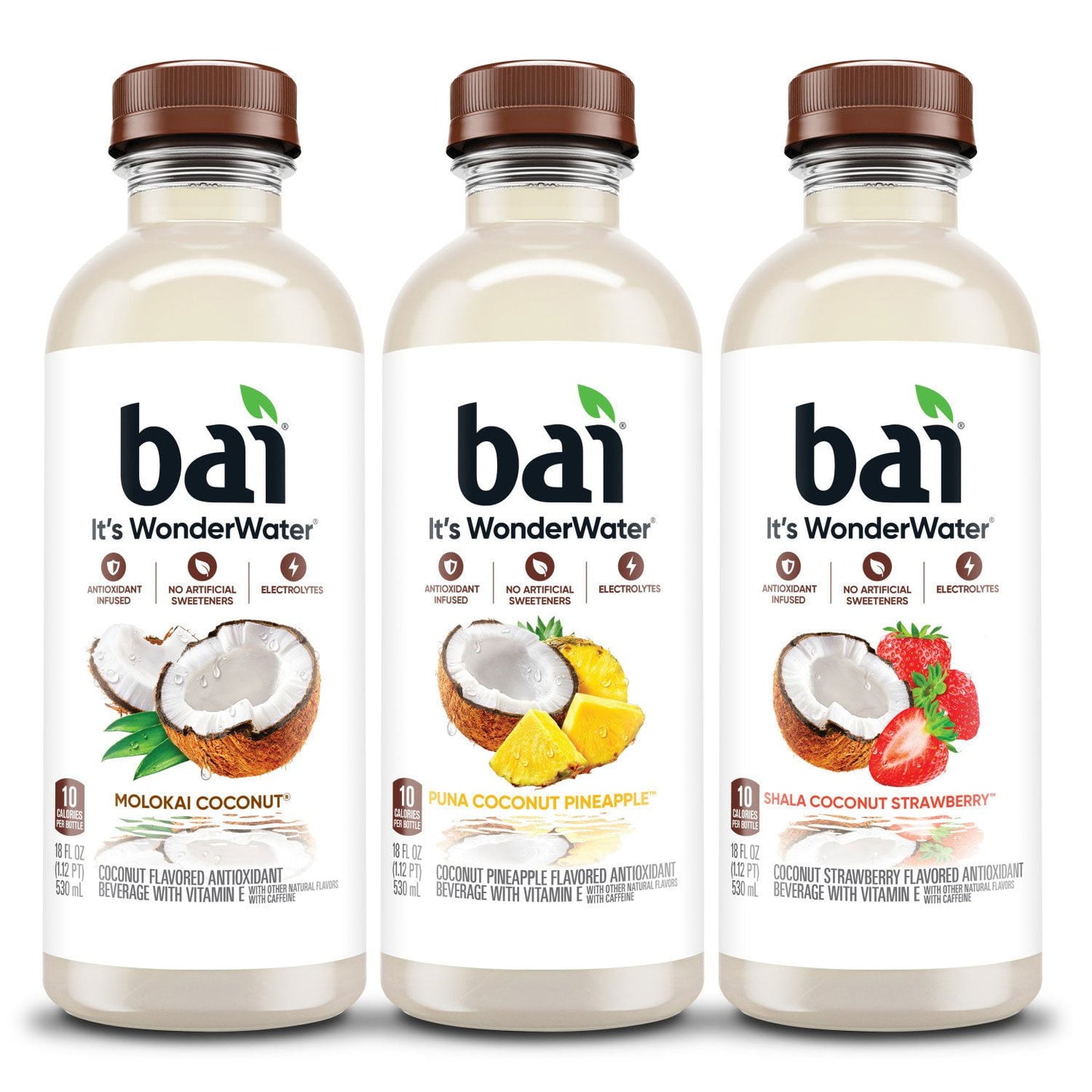 Bai Coconut Flavored Water Variety Pack 18 fl. oz., 15 pk.