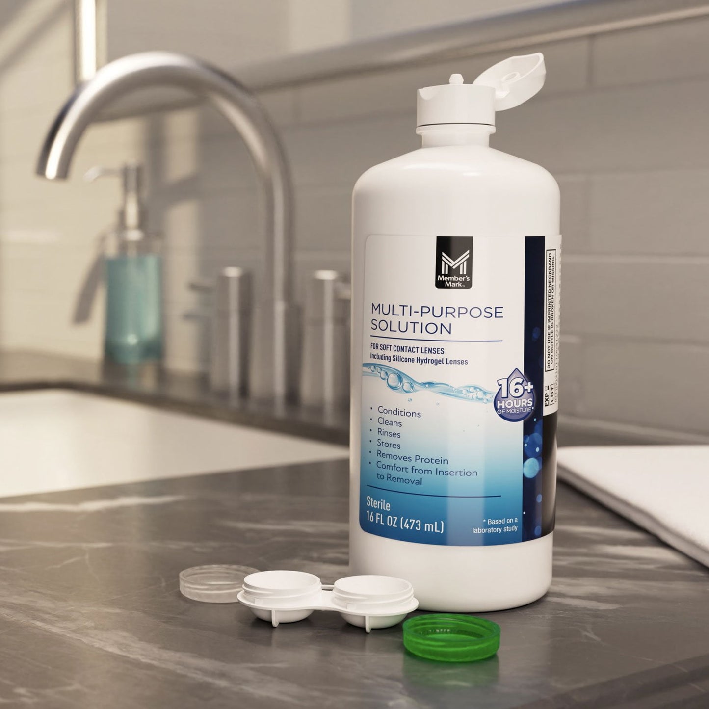 Member's Mark Multi-Purpose Contact Lens Solution, 16 fl. oz., 3 pk.