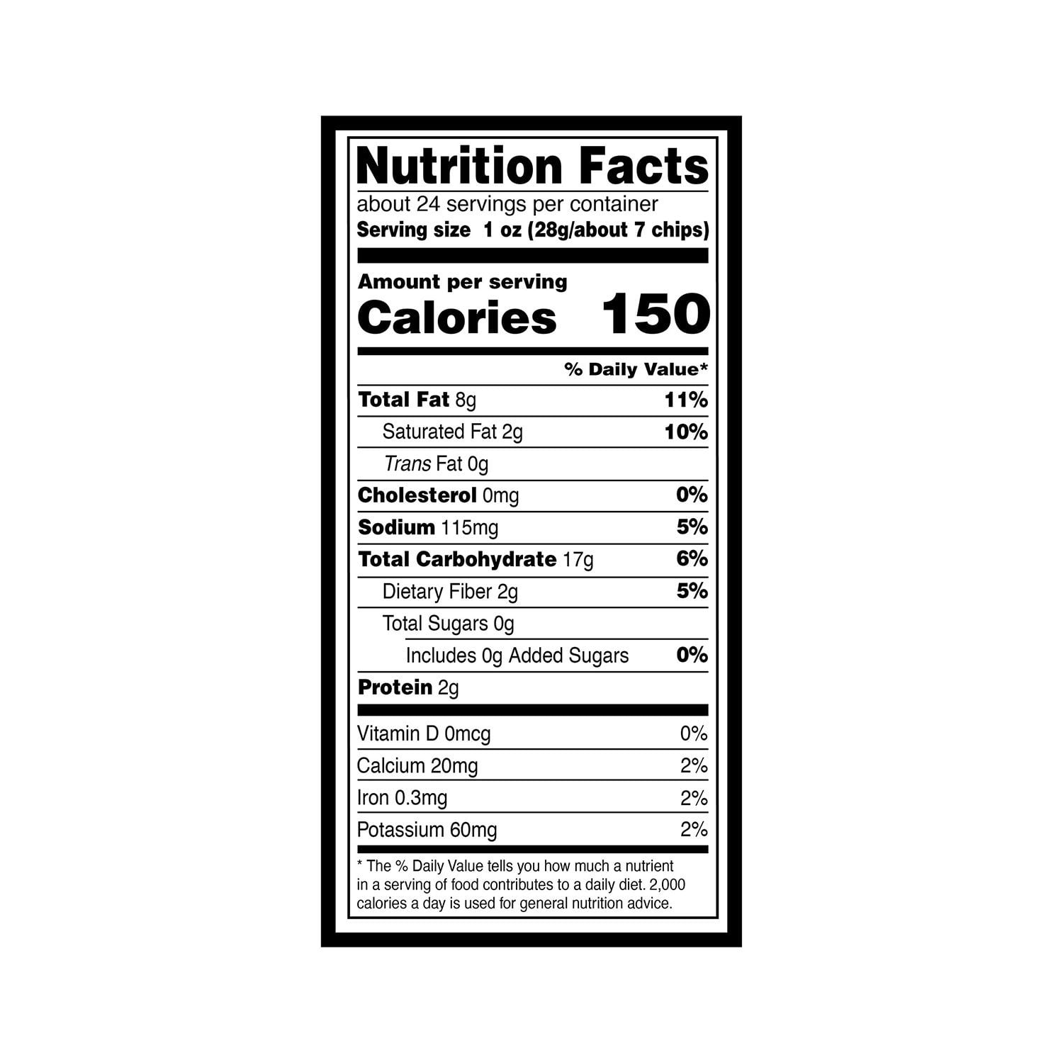 On The Border Cafe Tortilla Chips, 23.5 oz.