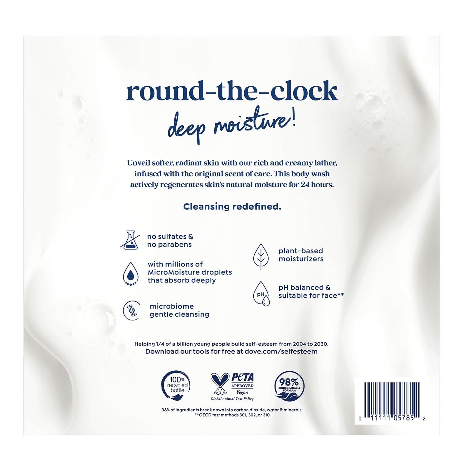 Dove Deep Moisture Body Wash with Pump, 30.6 fl. oz., 2 ct.