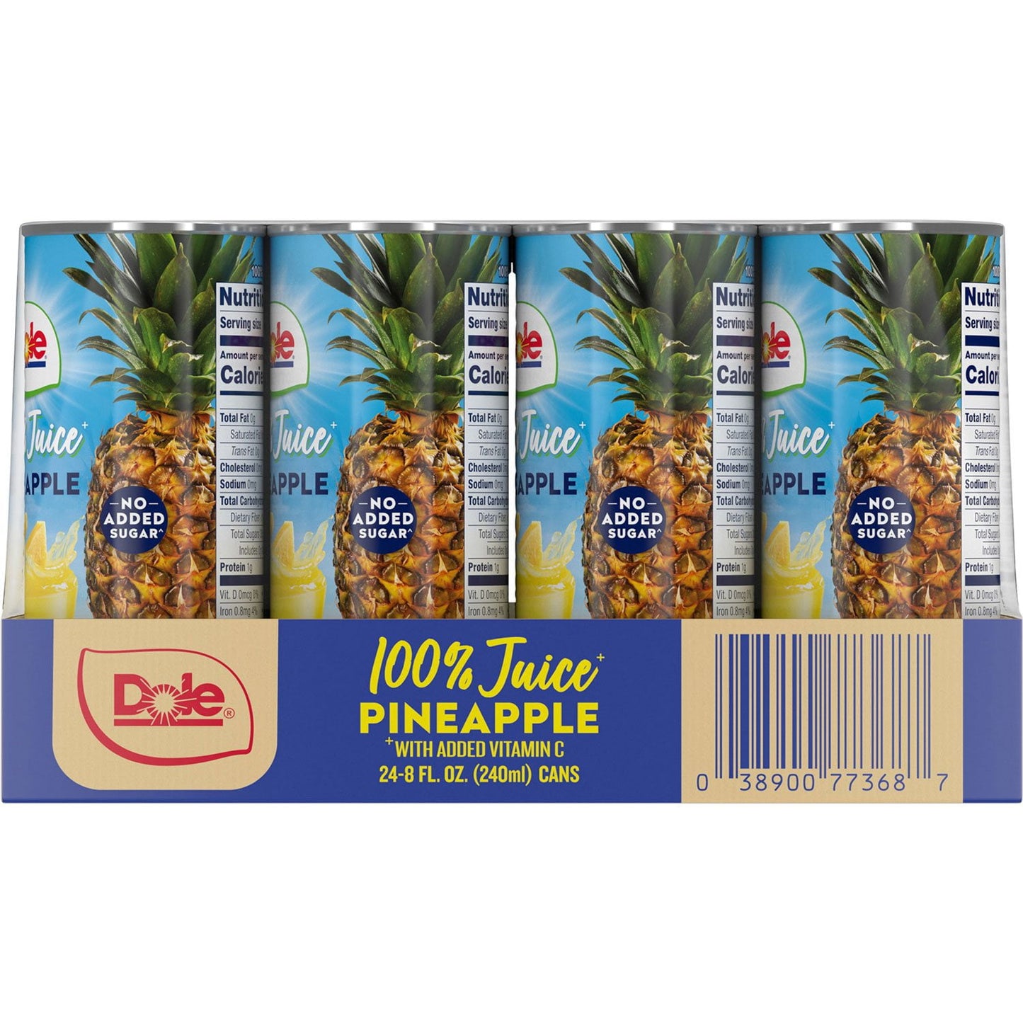 Dole 100% Pineapple Juice, 8 fl. oz., 24 pk.