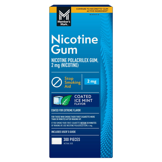 Member's Mark Nicotine Coated Gum, Choose your flavor, 300 ct.