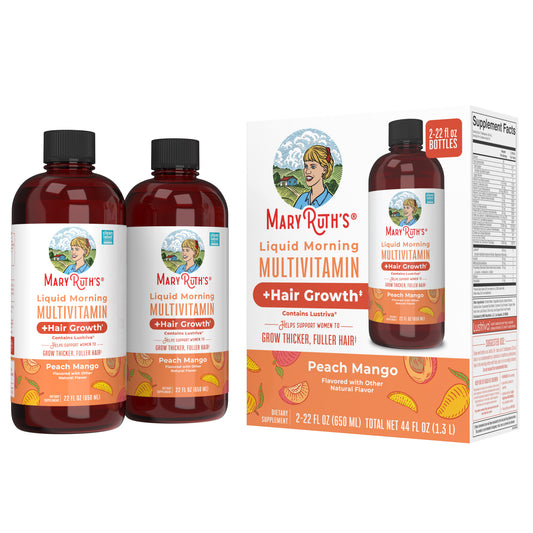 MARYRUTH'S LIQUID MULTIVITAMIN + HAIR GROWTH 2 X 220Z