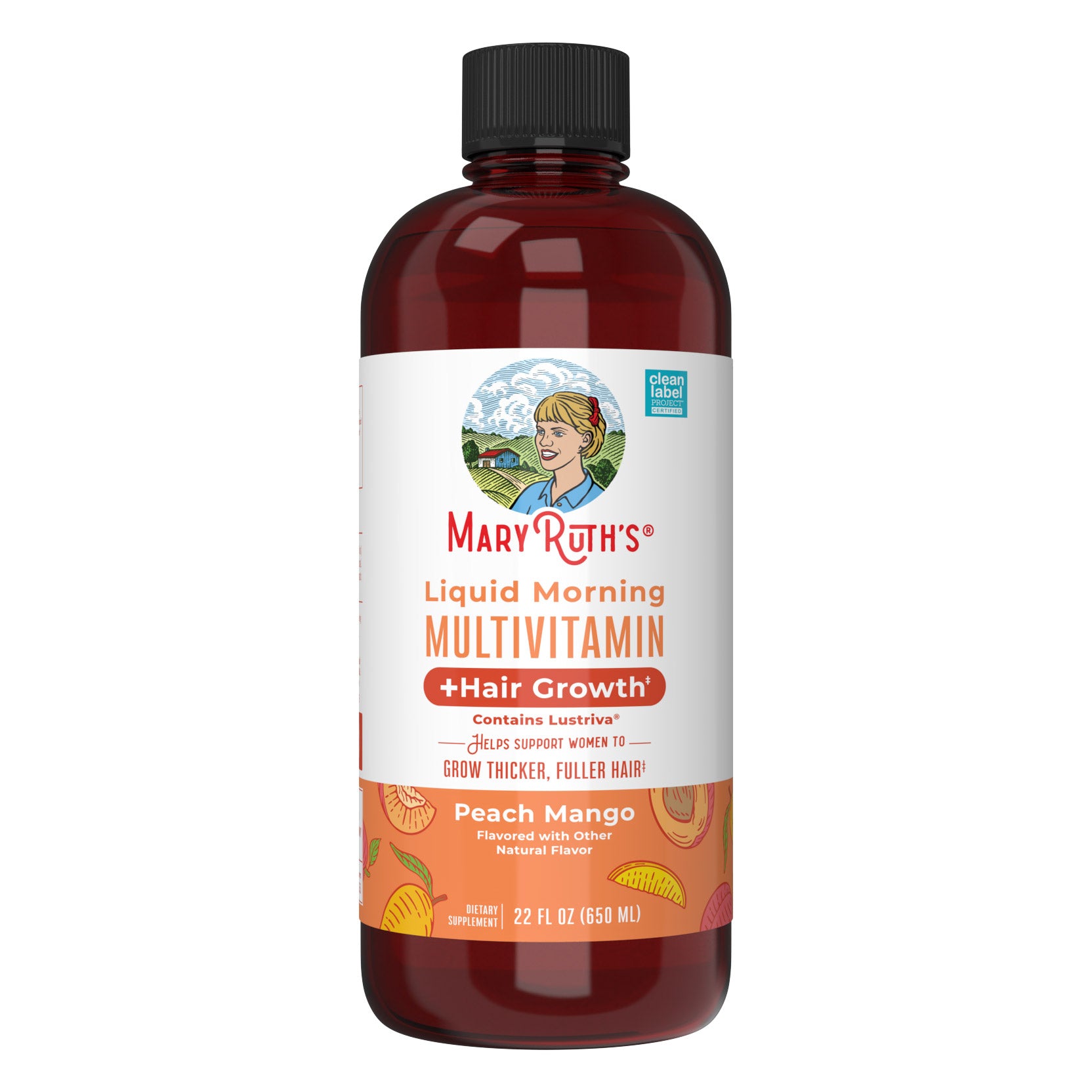 MARYRUTH'S LIQUID MULTIVITAMIN + HAIR GROWTH 2 X 220Z